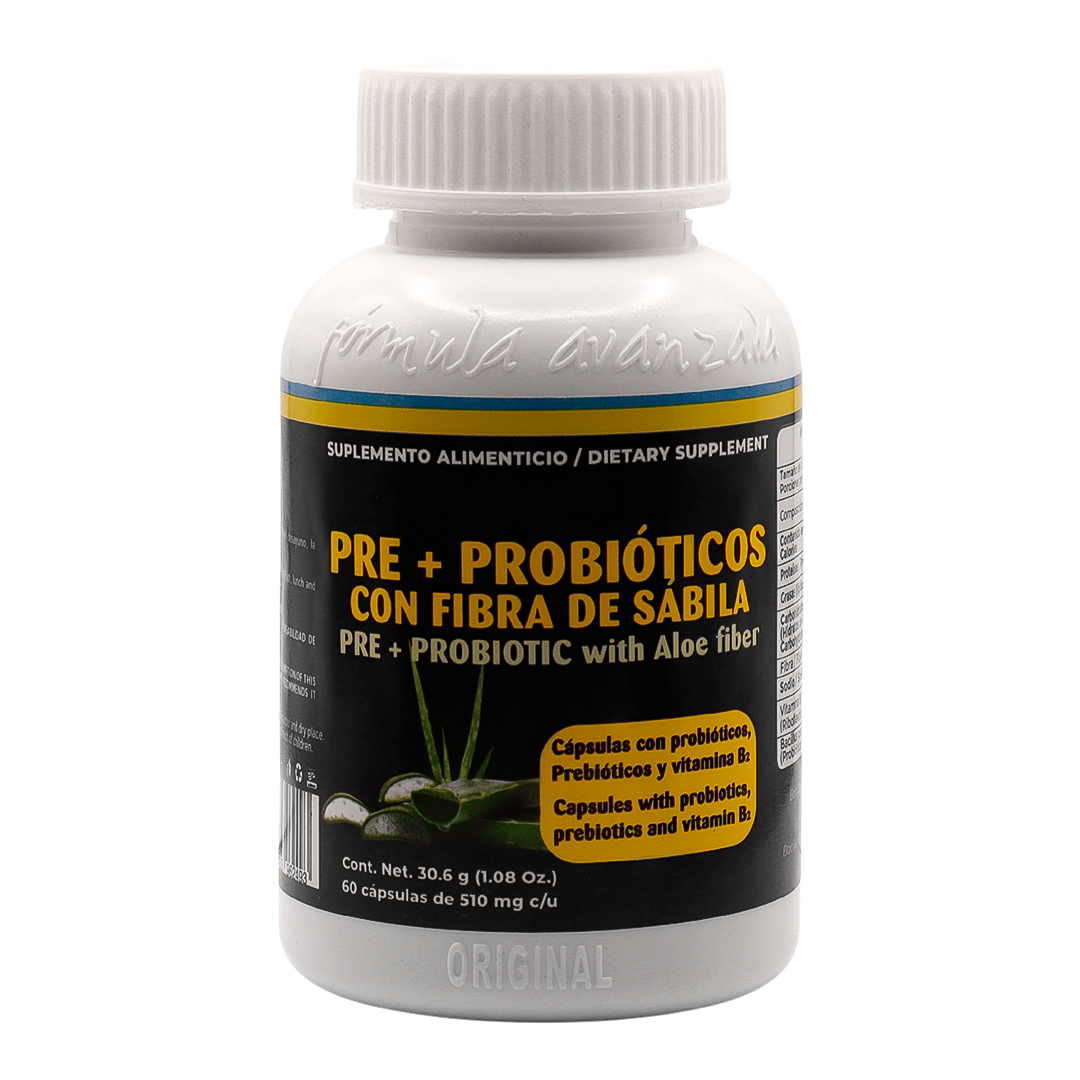 Pre + Probióticos con Fibra de Sábila