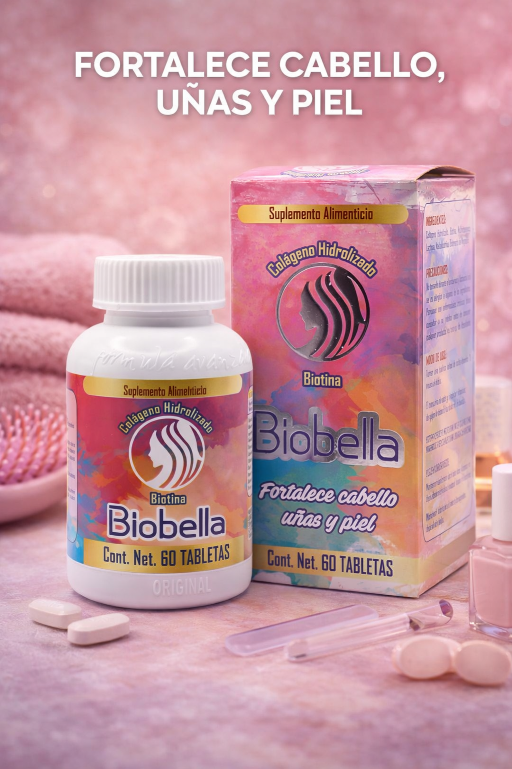 Biobella Colágeno Hidrolizado y Biotina