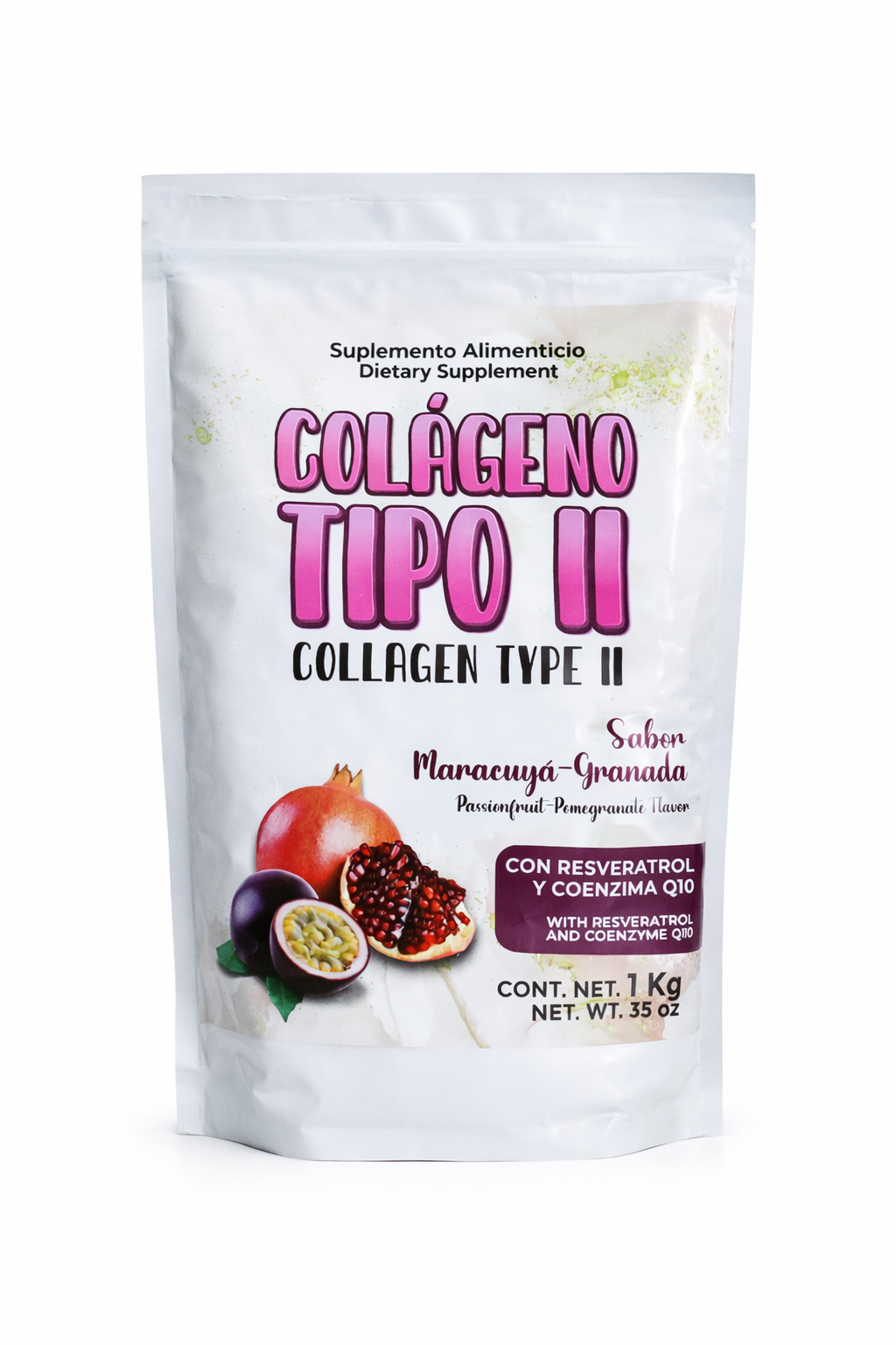 Colágeno Tipo II Maracuyá-Granada