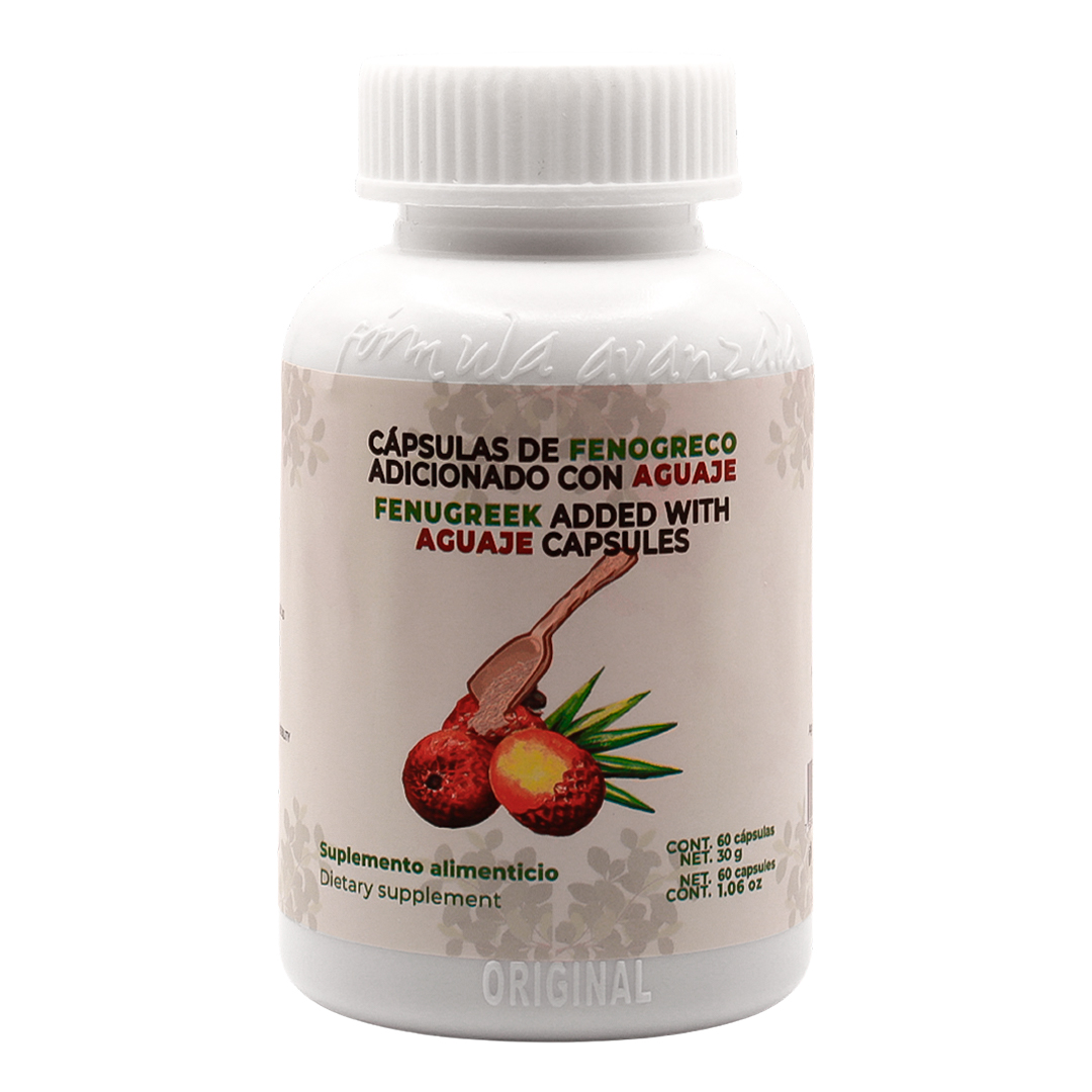 Cápsulas de Fenogreco y Aguaje