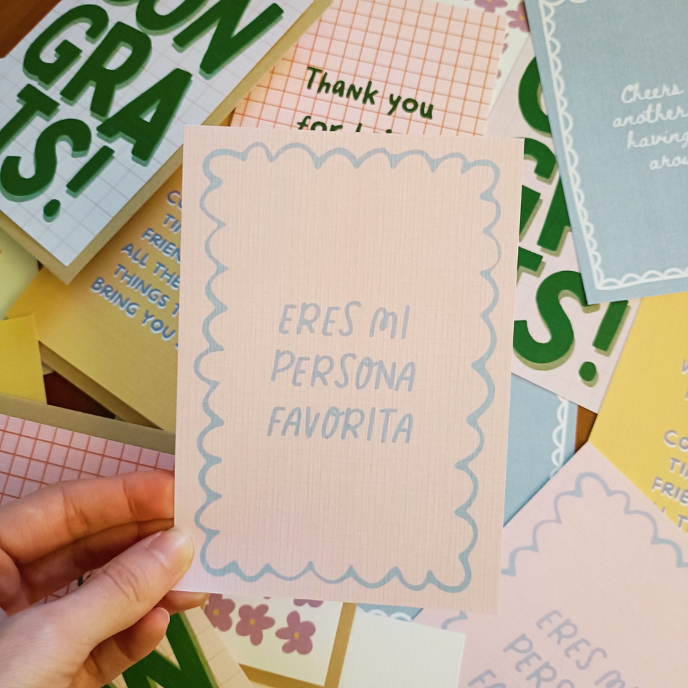 Greeting Card "Eres mi persona favorita"