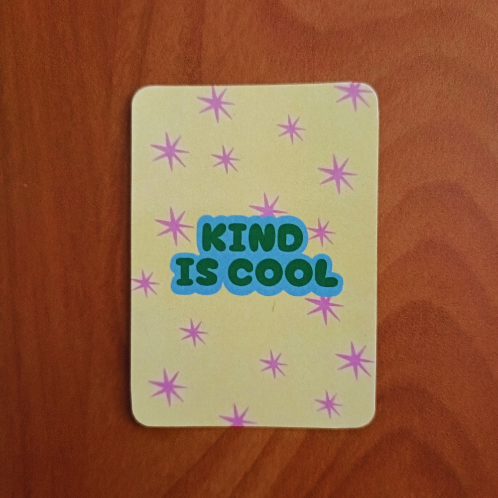 Sticker "Kind is cool"
