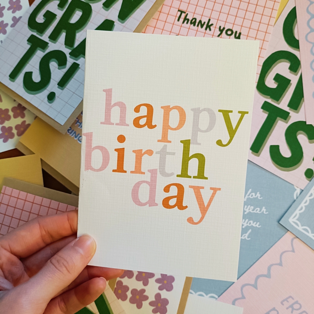 Greeting Card "Happy Birthday"