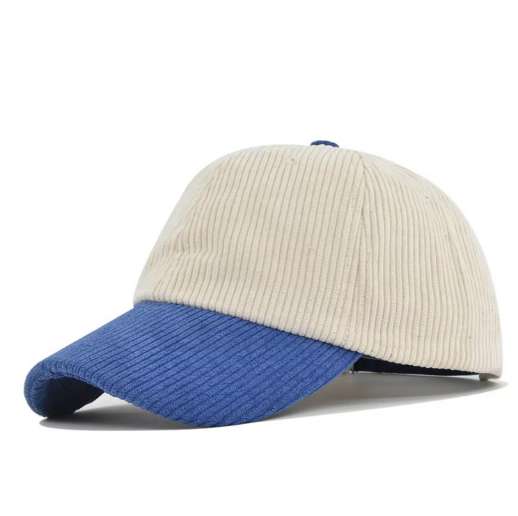 Corduroy Baseball Cap Two Toned
