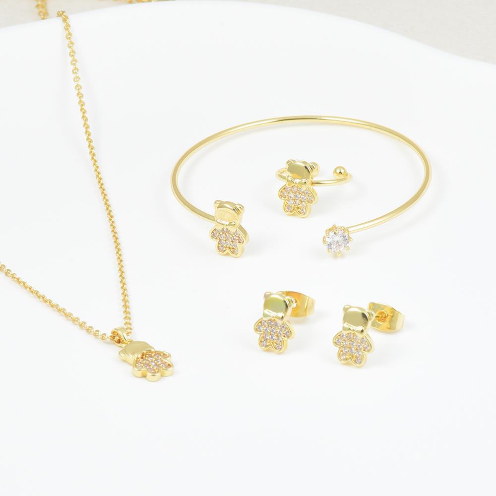 Set de Joyería Osito Dorado