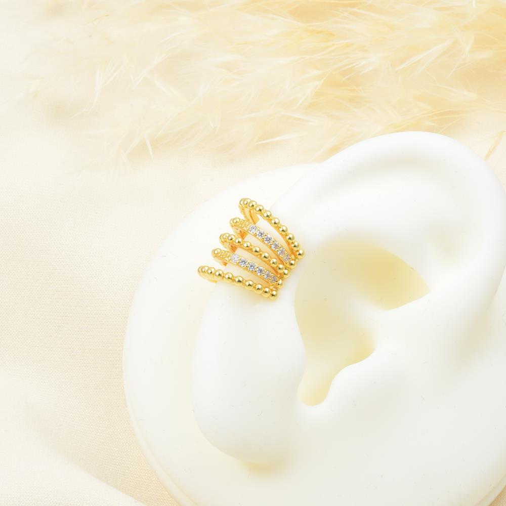 Ear Cuff Dorado Corona