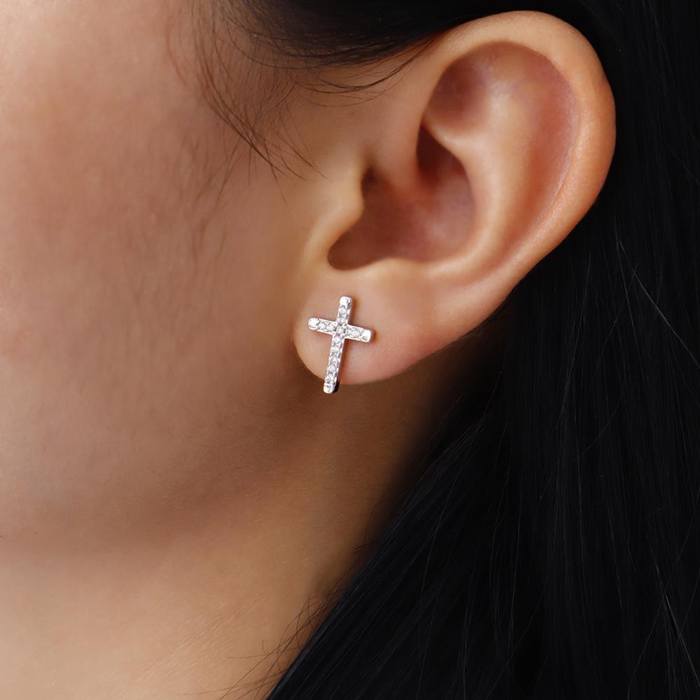 Pendiente minimalista plata