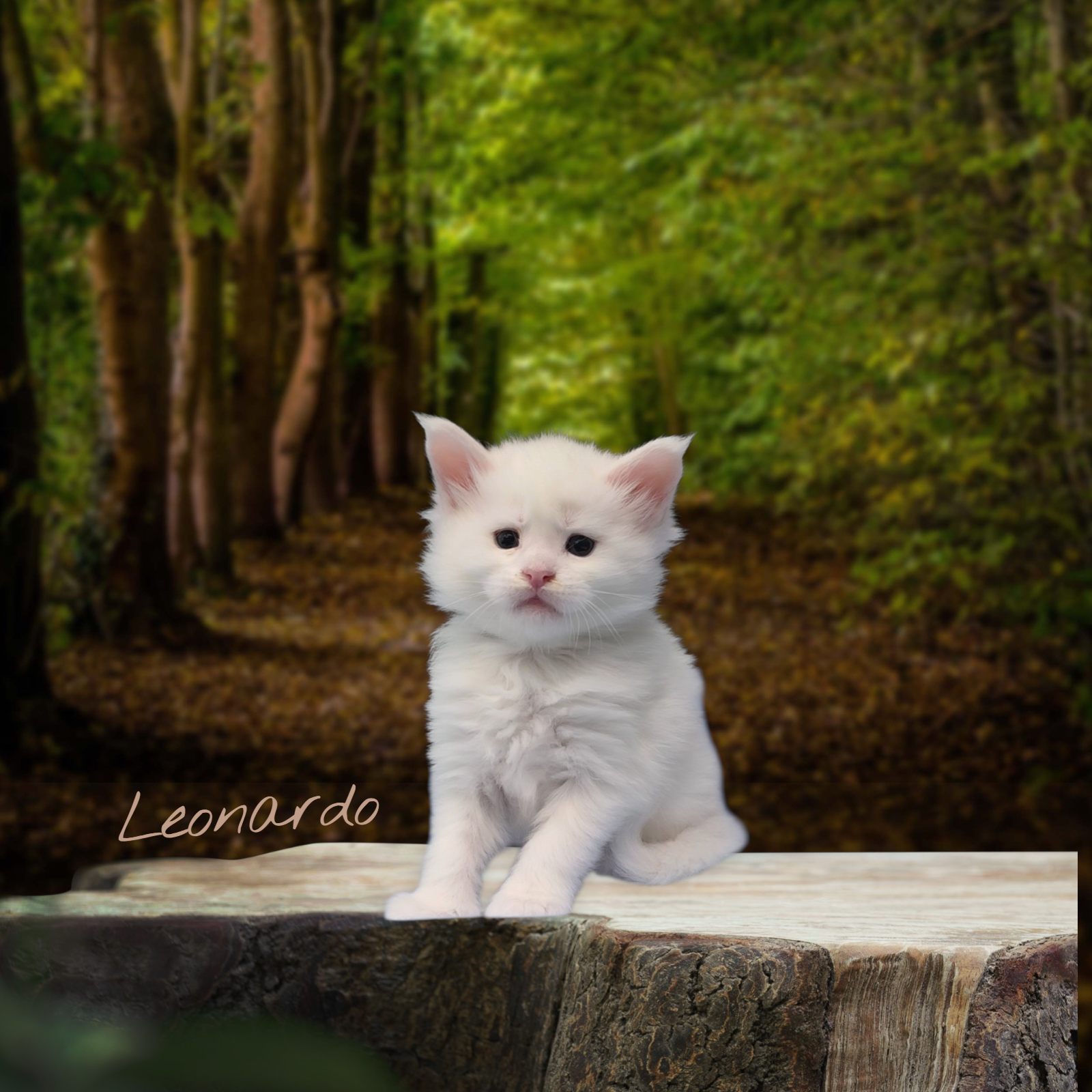 LEONARDO- Solid White Male