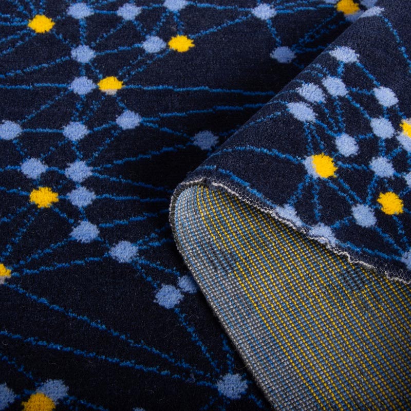 Flame Resistant Wool-Blend Fabric for Trains and Airplanes