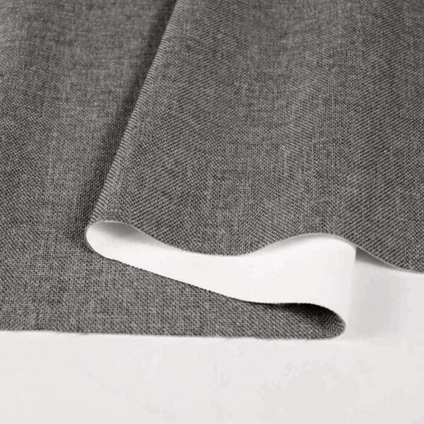 Flame Retardant Fabric Linen Coated Blackout Fabric for Curtains
