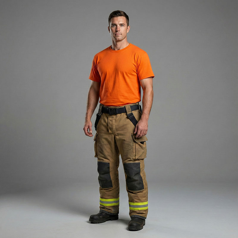 OEKO-TEX Certified Flame Retardant Clothing​ 100% Pure Cotton T-Shirt