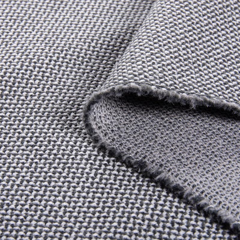 Flame-Retardant Natural Wool Jacquard Fabric for Sofa, Curtains