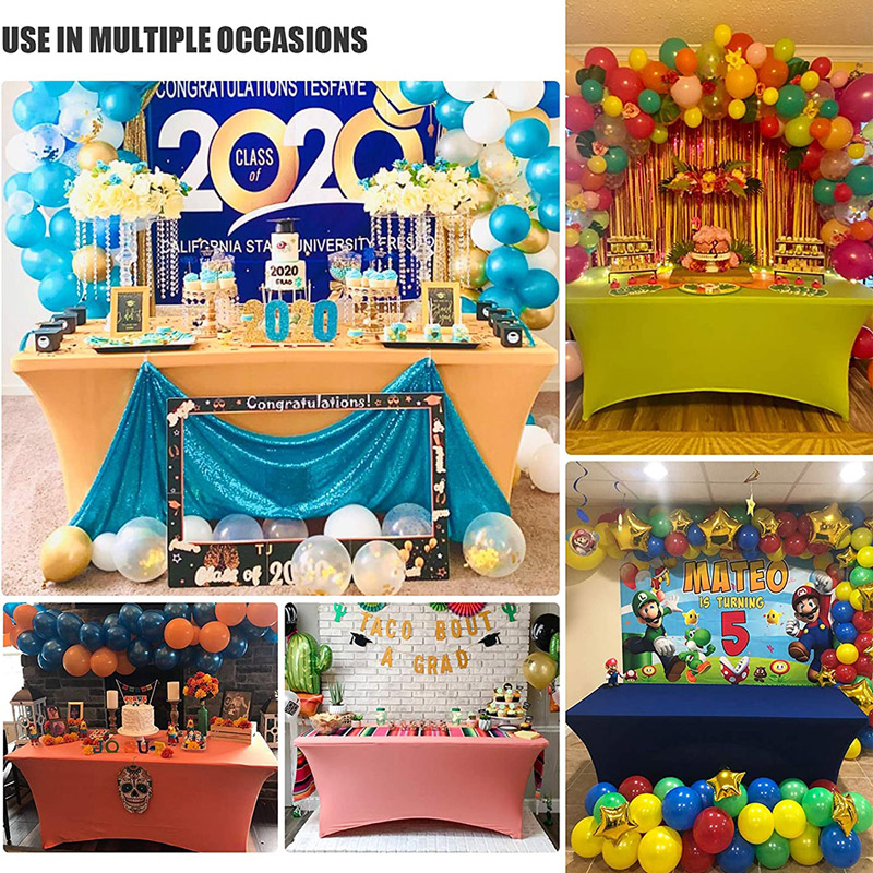 Spandex Stretch Flame Retardant Table Covers