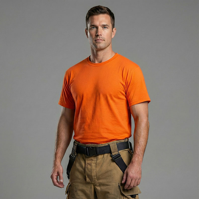 OEKO-TEX Certified Flame Retardant Clothing​ 100% Pure Cotton T-Shirt