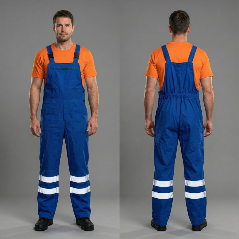 Cotton Flame Retardant Coverall Anti-Static with Reflective Tape North