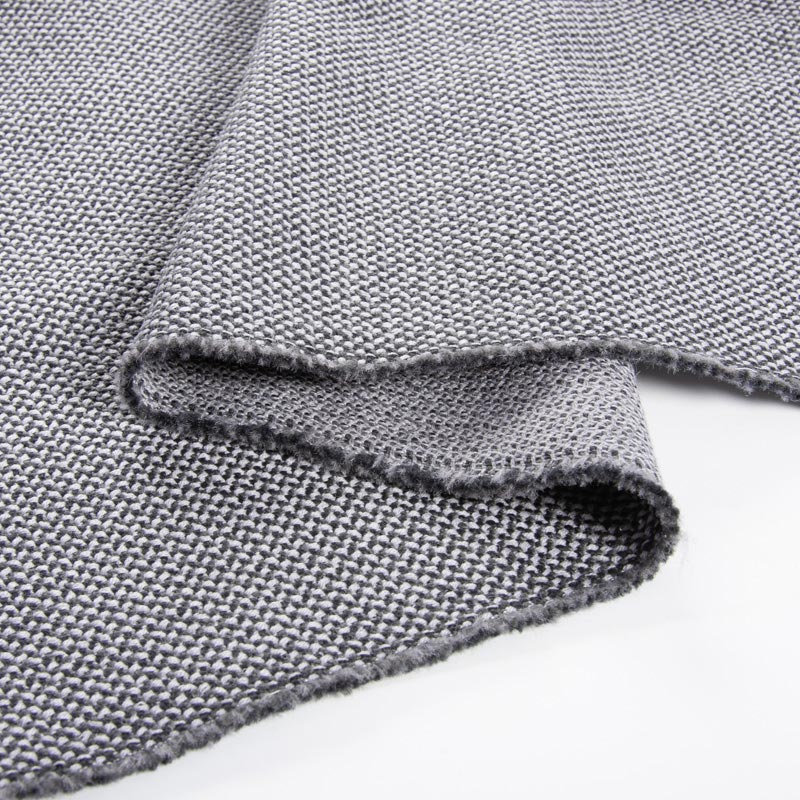 Flame-Retardant Natural Wool Jacquard Fabric for Sofa, Curtains