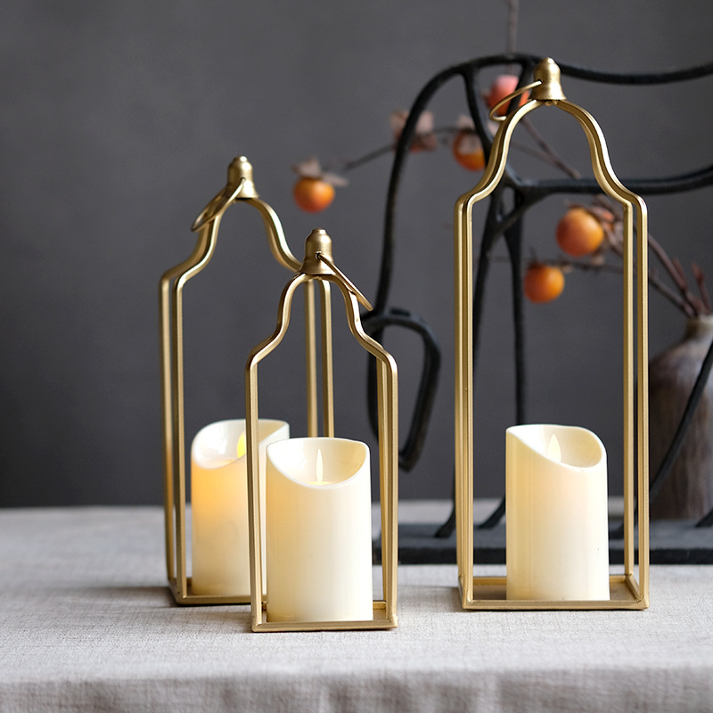 Modern Candle Lantern Set