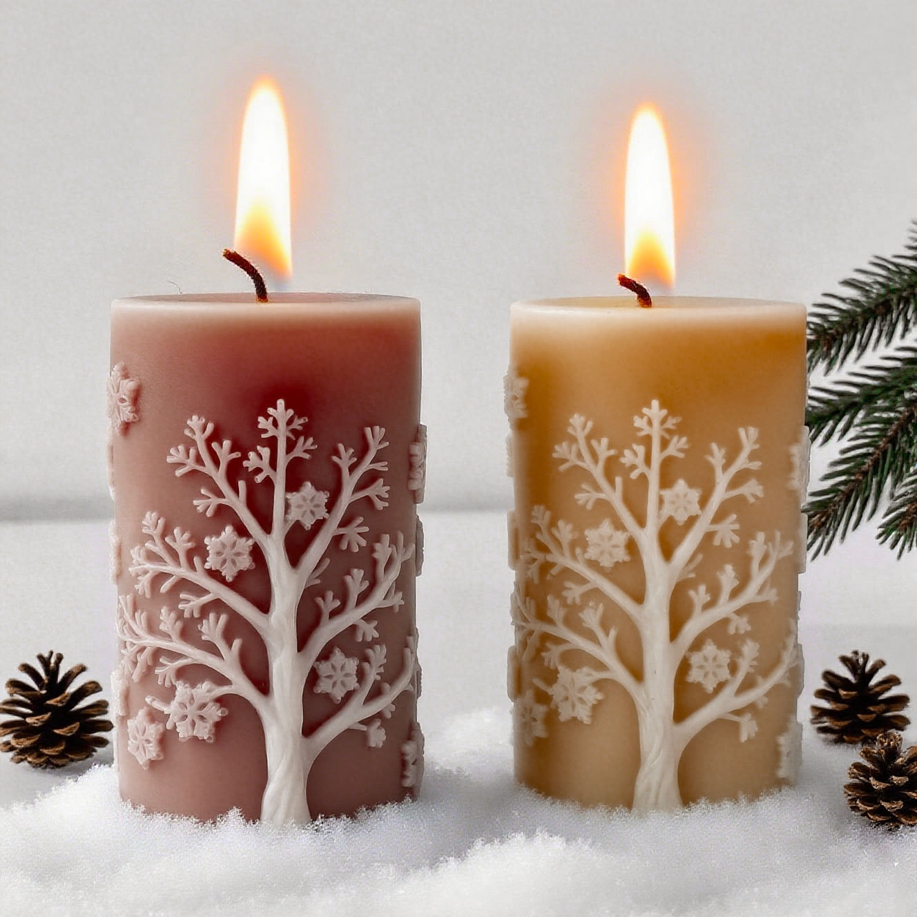 Winter Tree Scented Candles