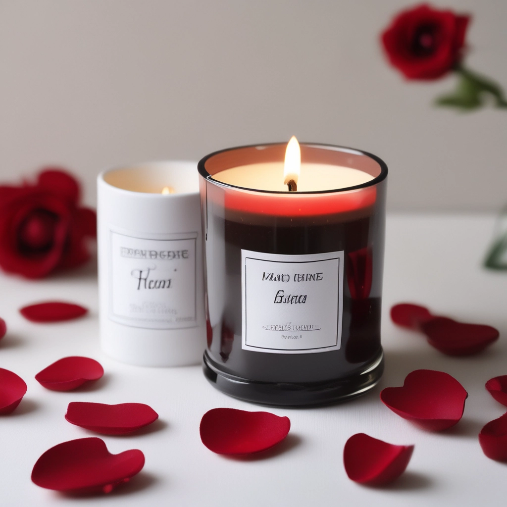Romantic Rose Scented Candle