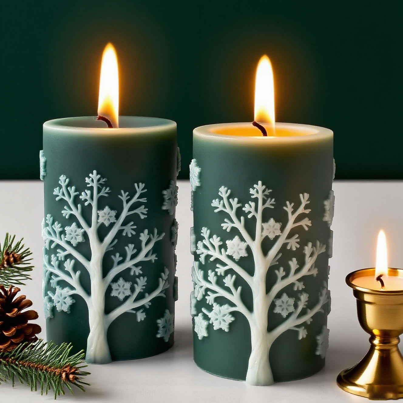 Winter Tree Scented Candles
