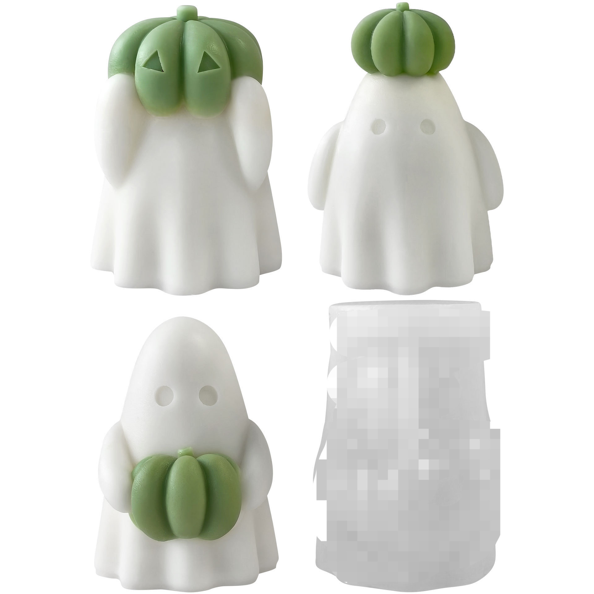 Halloween Ghost Candle Set