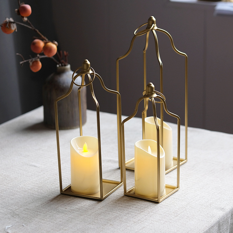 Modern Candle Lantern Set