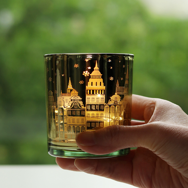 Cityscape Candle Holder