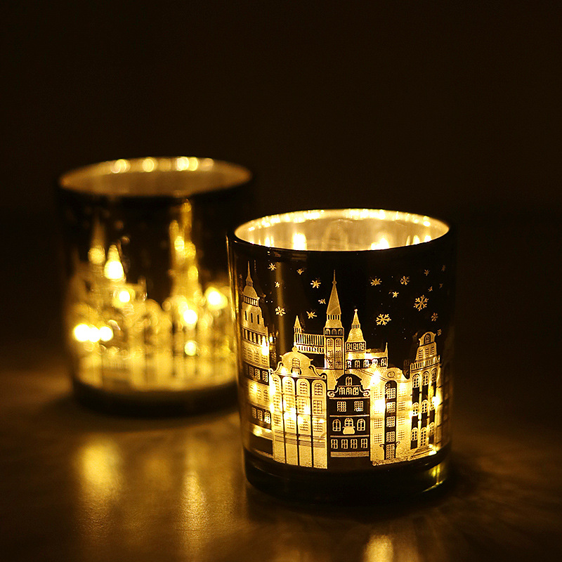 Cityscape Candle Holder