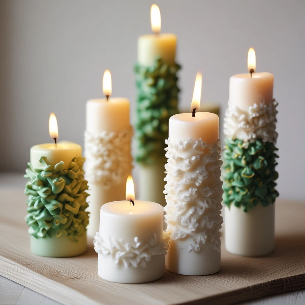 Christmas Tree Shaped Candles