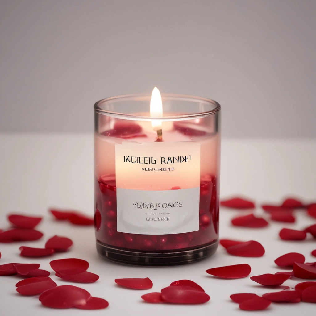 Romantic Rose Scented Candle