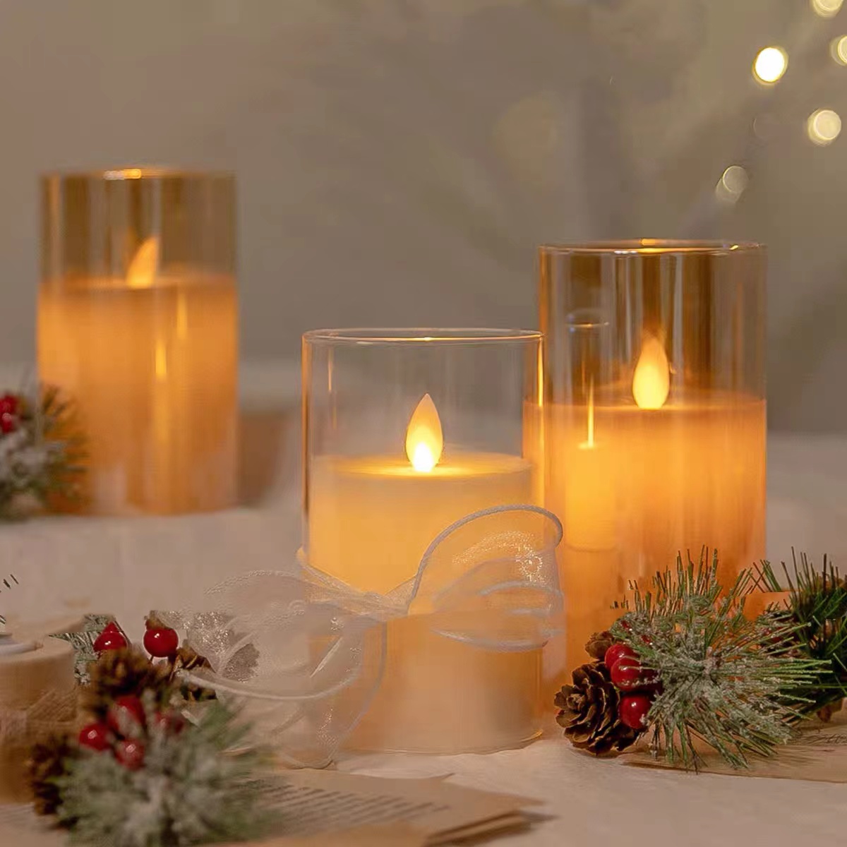 Romantic LED Candle Set