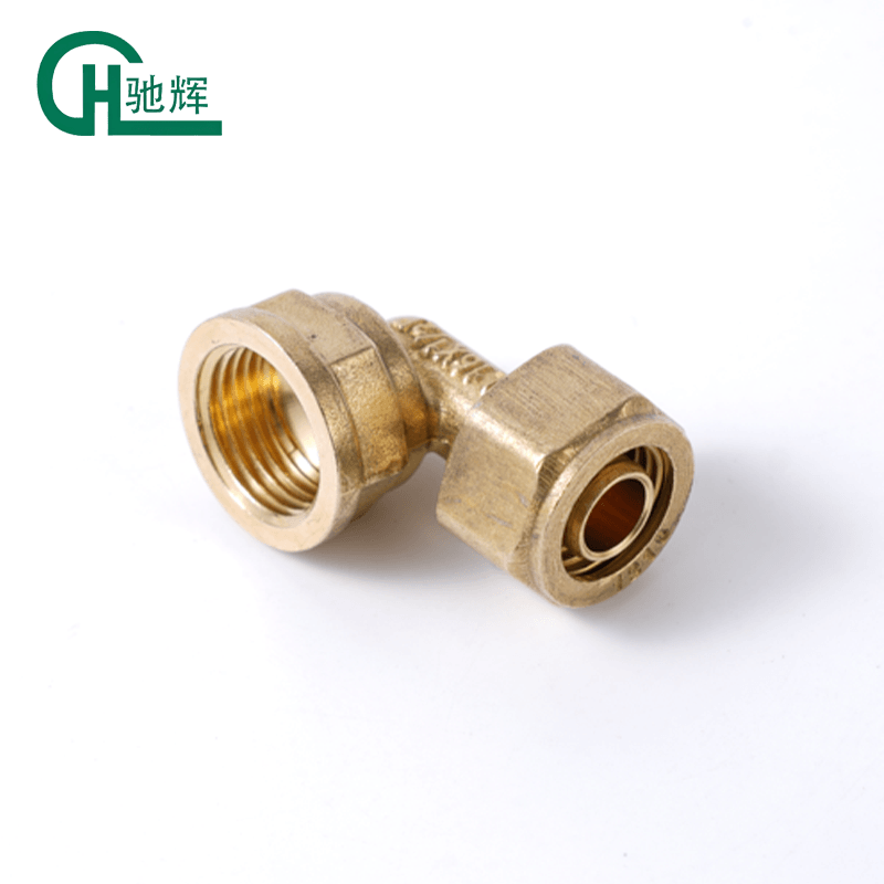 Brass Compression Elbow Fitting