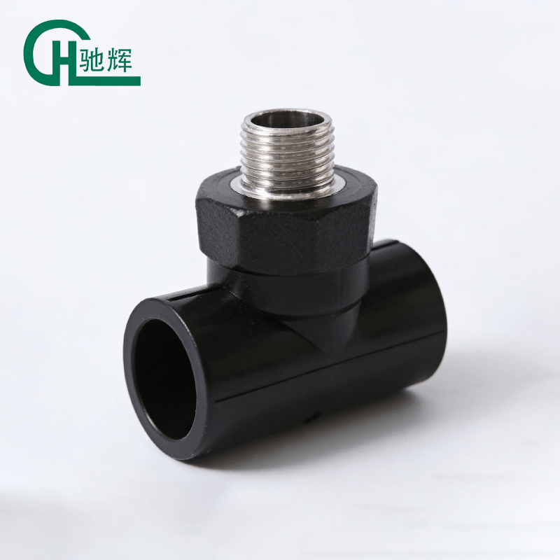 PE Threaded Pipe Tee Fitting
