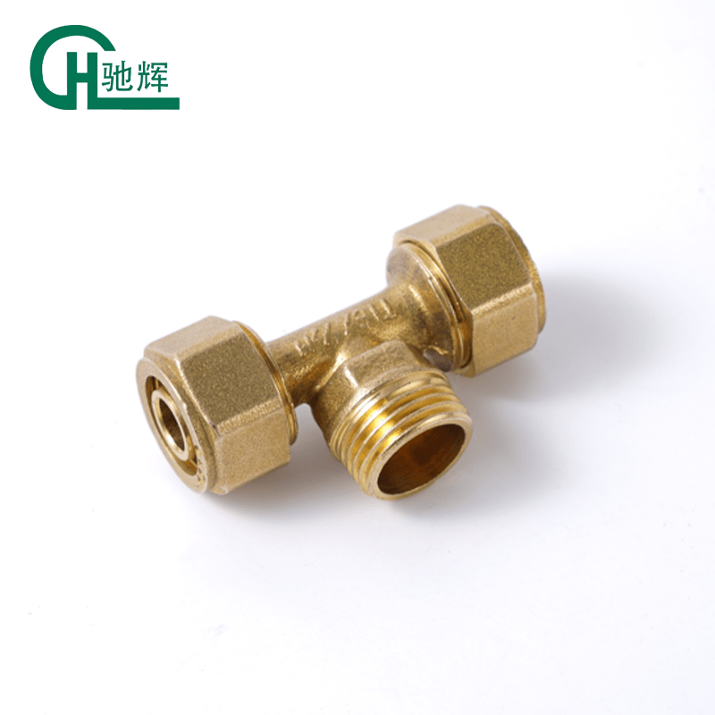 Brass Compression Tee Fitting