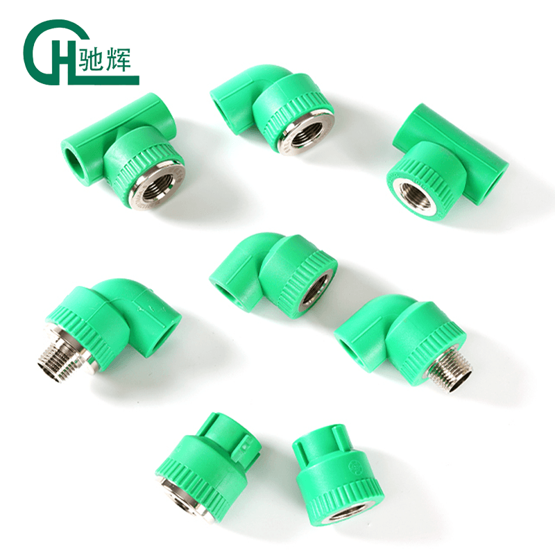 Custom PPR Pipe Metal Threaded Fittings