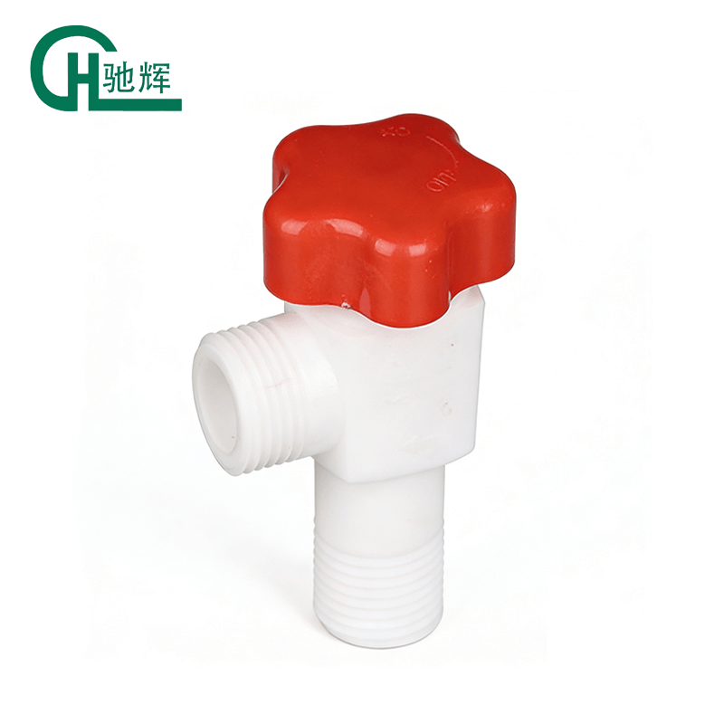 POM Plastic Angle Valve