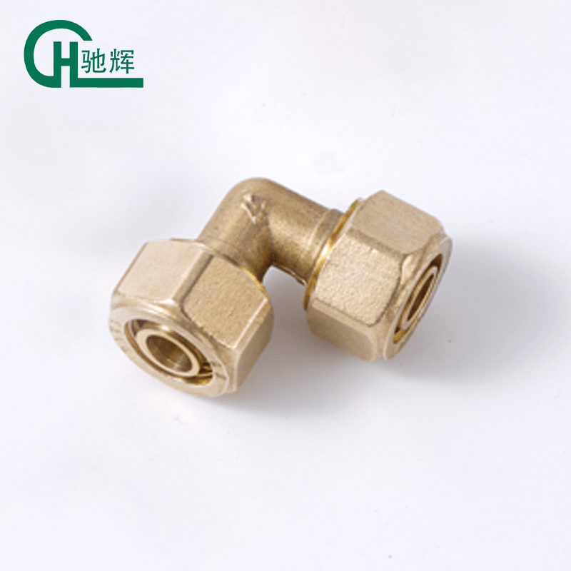 Brass Compression Elbow Fitting