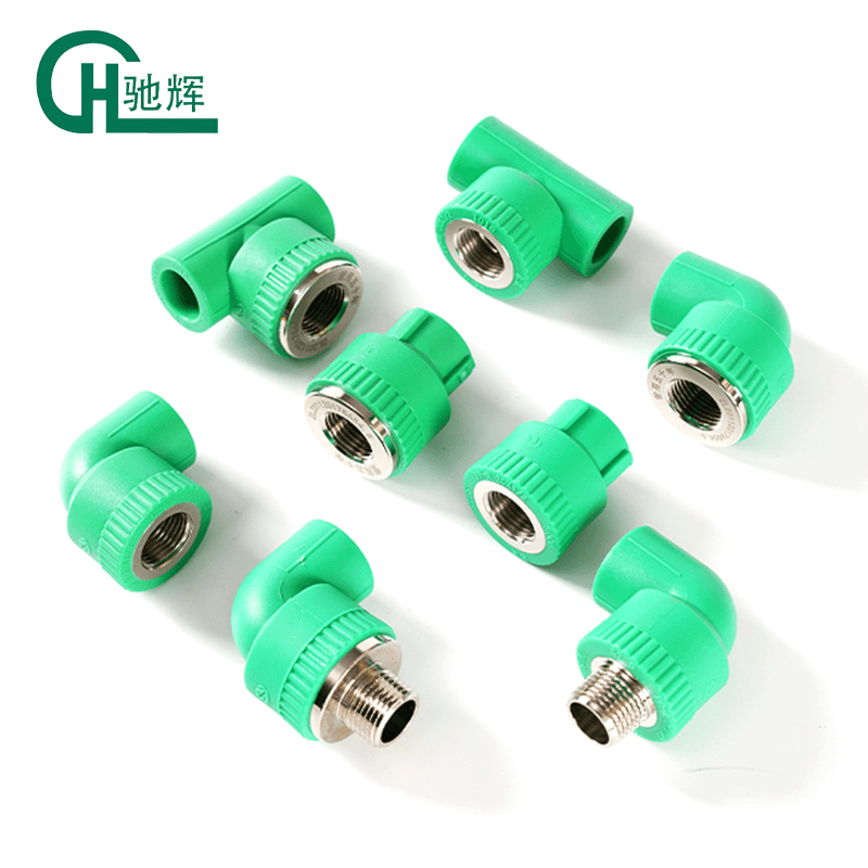 Custom PPR Pipe Metal Threaded Fittings