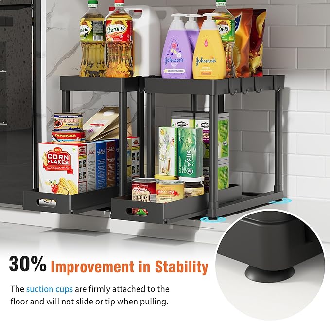 Kitchen shelf organiser