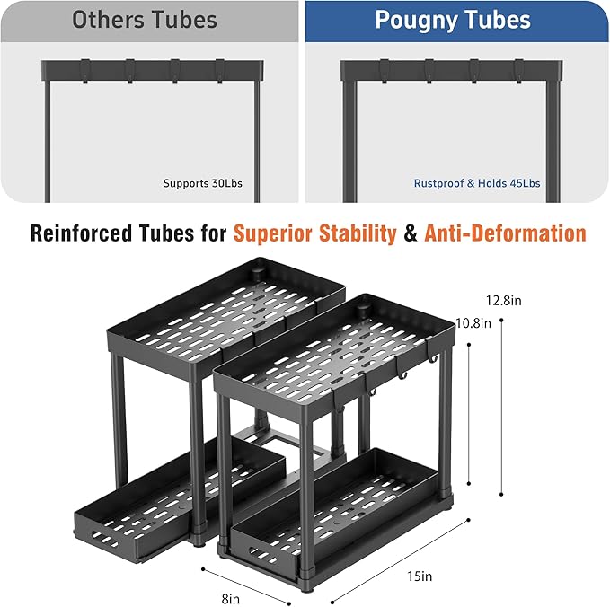 Kitchen shelf organiser