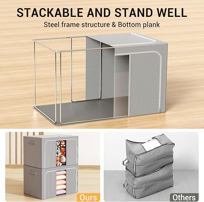 Wardrobe storage boxes