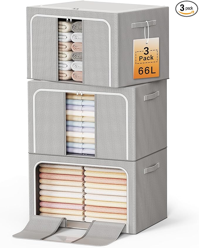 Wardrobe storage boxes