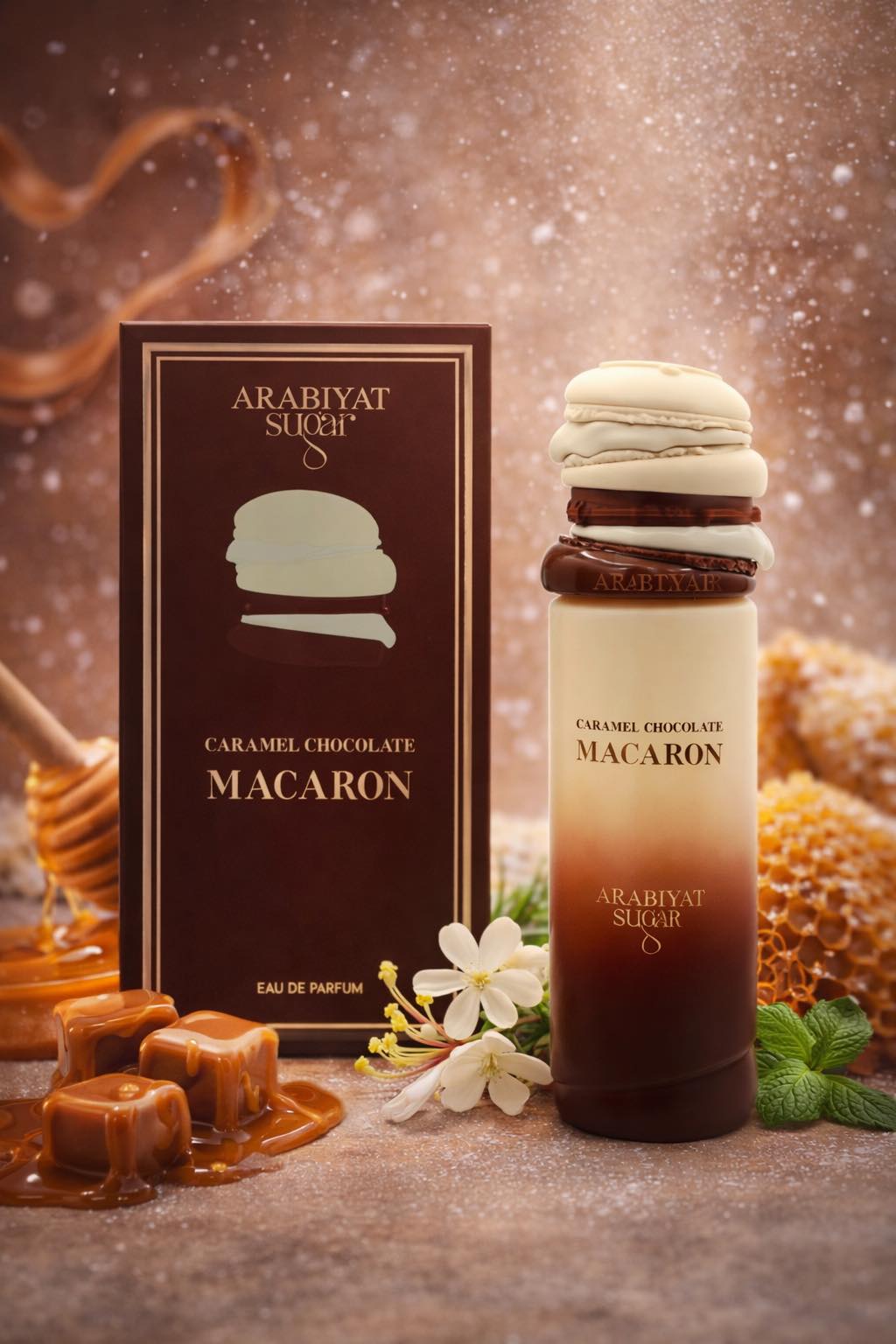 Caramel Chocolate Macaron 