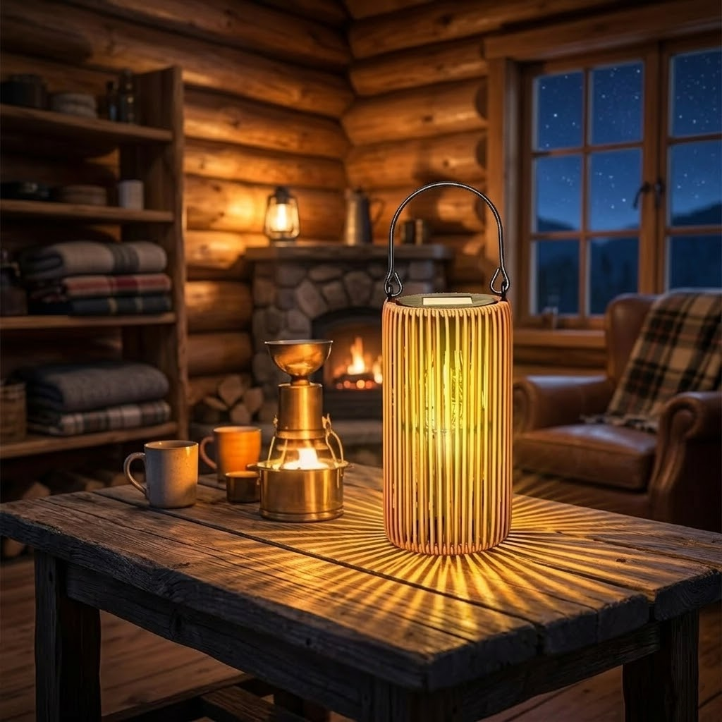 Wholesale Outdoor Rattan Solar Lantern - IP65 Waterproof Decorative Hanging Garden Light for Patio & Landscape