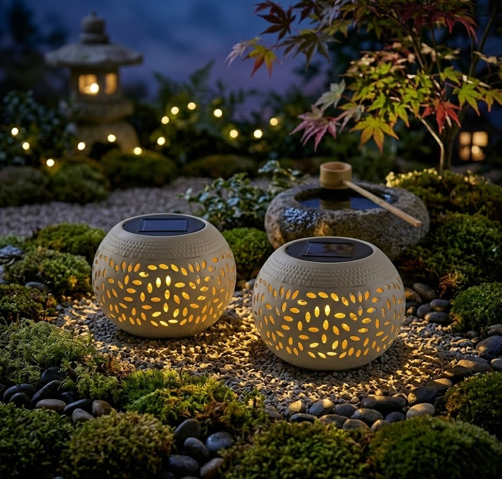 Solar Lantern Outdoor Waterproof - Hollow Out Iron Art Decorative Garden Table Lamp