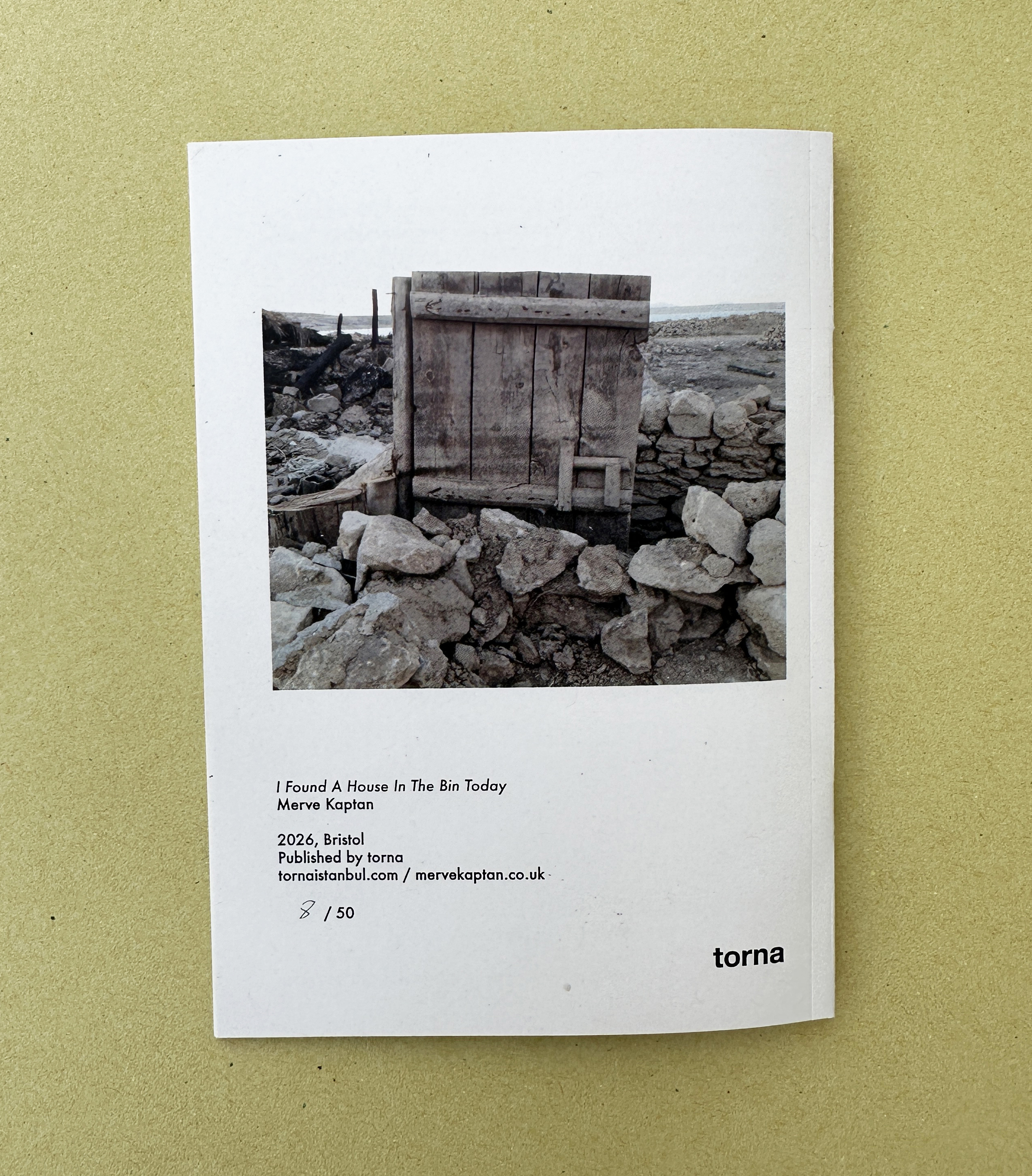 I Found A House In The Bin Today  – Merve Kaptan