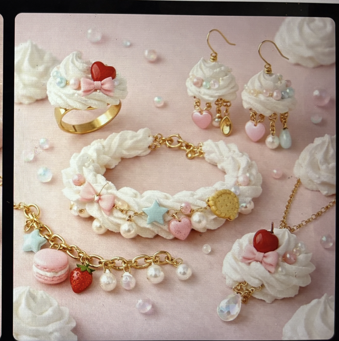 Sweet Dessert Jewelry Set