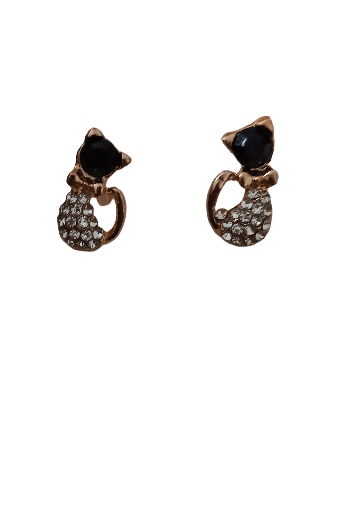 Boucles d'oreilles chat