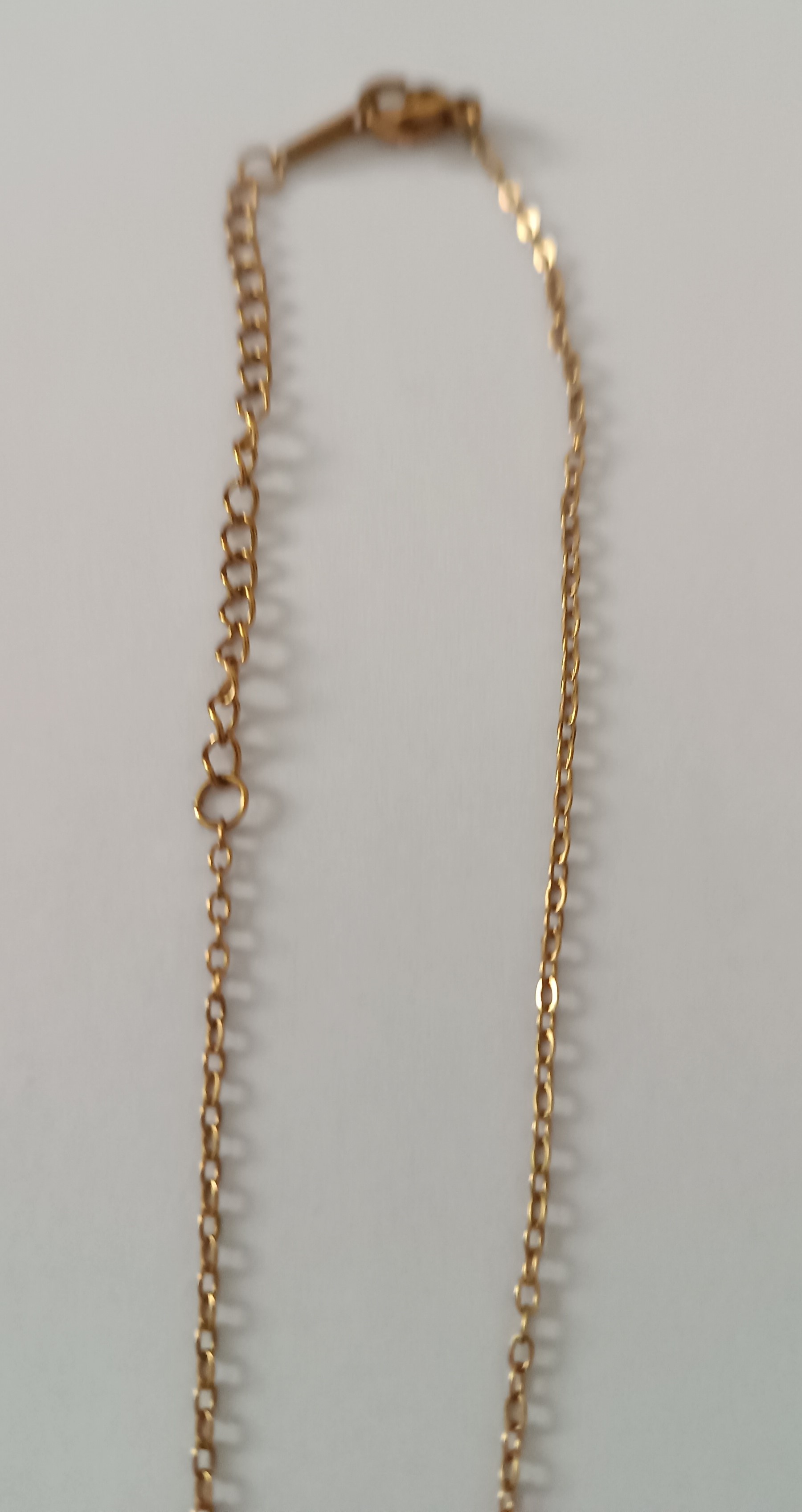 Collier cerise avec perles et strass en acier inoxydable