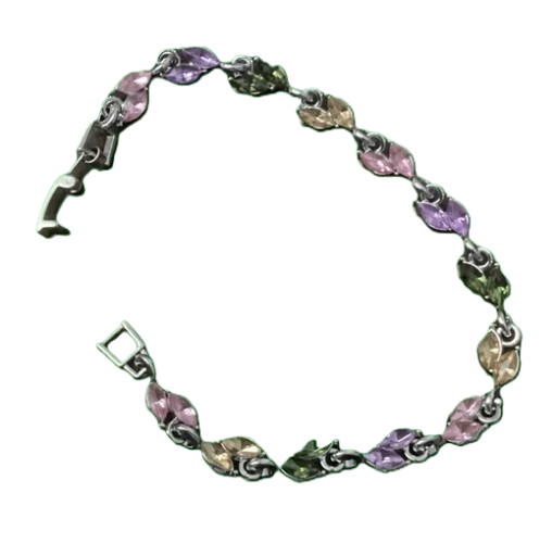 Bracelet multicolore en pierres fines